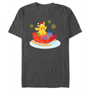Men's Pokemon Christmas Pikachu Sleigh T-Shirt