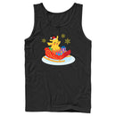 Men's Pokemon Christmas Pikachu Sleigh Tank Top