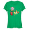 Junior's Pokemon Christmas Jigglypuff and Fennekin Stocking T-Shirt