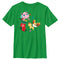 Boy's Pokemon Christmas Jigglypuff and Fennekin Stocking T-Shirt