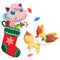 Men's Pokemon Christmas Jigglypuff and Fennekin Stocking Sweatshirt