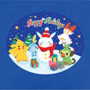 Men's Pokemon Happy Holidays Snowman Pikachu Sweatshirt