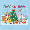 Men's Pokemon Happy Holidays Crew T-Shirt