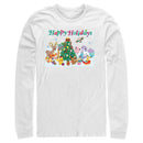 Men's Pokemon Happy Holidays Crew Long Sleeve Shirt