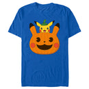 Men's Pokemon Halloween Pikachu Jack-O'-Lantern T-Shirt