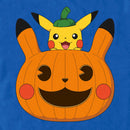 Men's Pokemon Halloween Pikachu Jack-O'-Lantern T-Shirt