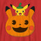 Boy's Pokemon Halloween Pikachu Jack-O'-Lantern T-Shirt