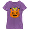 Girl's Pokemon Halloween Pikachu Jack-O'-Lantern T-Shirt