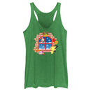 Women's Pokemon Christmas Window Racerback Tank Top