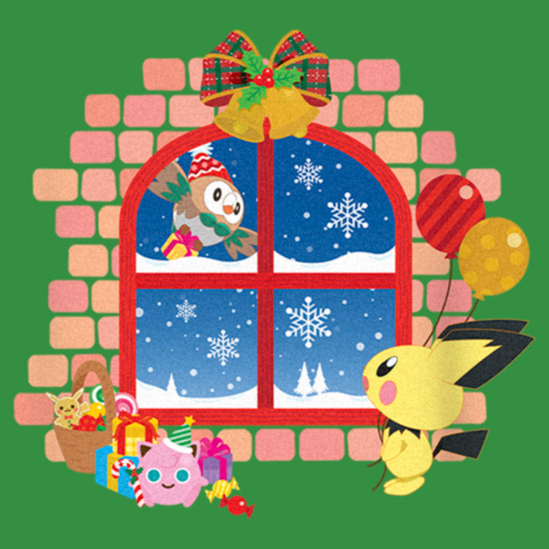 Women's Pokemon Christmas Window Racerback Tank Top