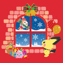 Men's Pokemon Christmas Window T-Shirt