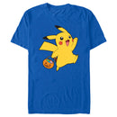 Men's Pokemon Halloween Trick-or-Treating Pikachu T-Shirt