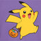 Junior's Pokemon Halloween Trick-or-Treating Pikachu T-Shirt