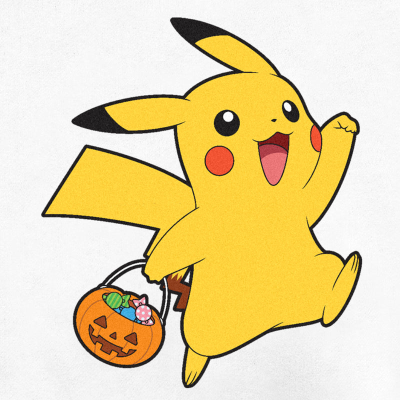 Men's Pokemon Halloween Trick-or-Treating Pikachu Pull Over Hoodie