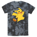 Men's Pokemon Halloween Trick-or-Treating Pikachu T-Shirt