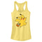 Junior's Pokemon Halloween Trick-or-Treating Pikachu Racerback Tank Top