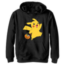 Boy's Pokemon Halloween Trick-or-Treating Pikachu Pull Over Hoodie