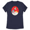 Women's Pokemon Christmas Happy Holidays Patch T-Shirt