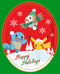 Boy's Pokemon Christmas Happy Holidays Patch T-Shirt