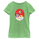 Girl's Pokemon Christmas Happy Holidays Patch T-Shirt