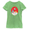 Girl's Pokemon Christmas Happy Holidays Patch T-Shirt