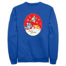 Men's Pokemon Christmas Happy Holidays Patch Sweatshirt