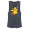 Junior's Pokemon Halloween Pikachu Wizard Costume Festival Muscle Tee