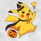 Men's Pokemon Halloween Pikachu Wizard Baseball Tee