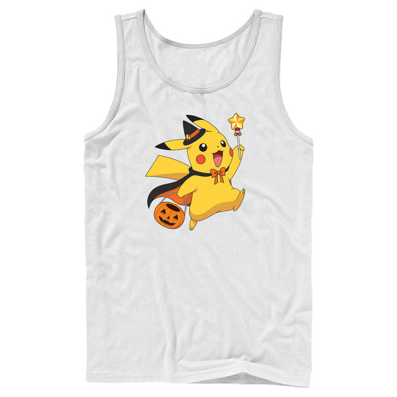 Men's Pokemon Halloween Pikachu Wizard Tank Top