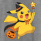 Junior's Pokemon Halloween Pikachu Wizard Cowl Neck Sweatshirt