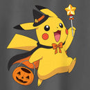 Junior's Pokemon Halloween Pikachu Wizard Racerback Tank Top