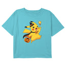 Girl's Pokemon Halloween Pikachu Wizard T-Shirt
