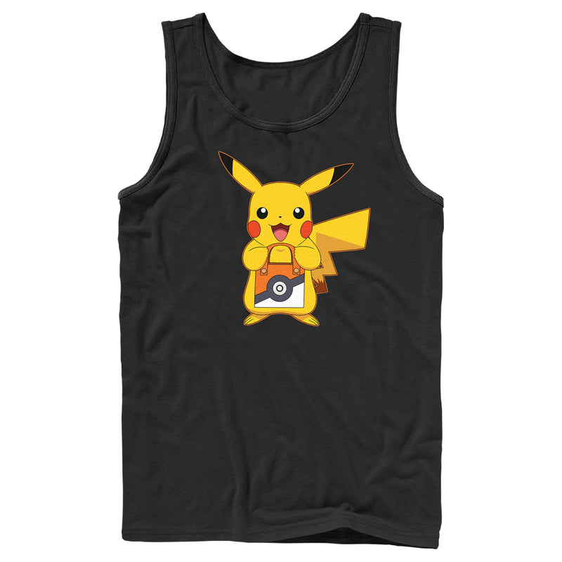 Men's Pokemon Halloween Trick or Treat Pikachu Tank Top