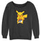 Junior's Pokemon Halloween Trick or Treat Pikachu Sweatshirt