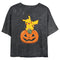 Junior's Pokemon Halloween Jack-O'-Lantern Winking Pikachu T-Shirt