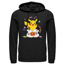 Men's Pokemon Halloween Pikachu Candy Bag Pull Over Hoodie