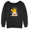 Junior's Pokemon Halloween Pikachu Candy Bag Sweatshirt