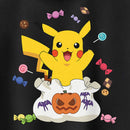 Junior's Pokemon Halloween Pikachu Candy Bag Racerback Tank Top