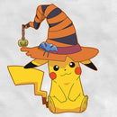 Men's Pokemon Halloween Pikachu Witch Baseball Tee