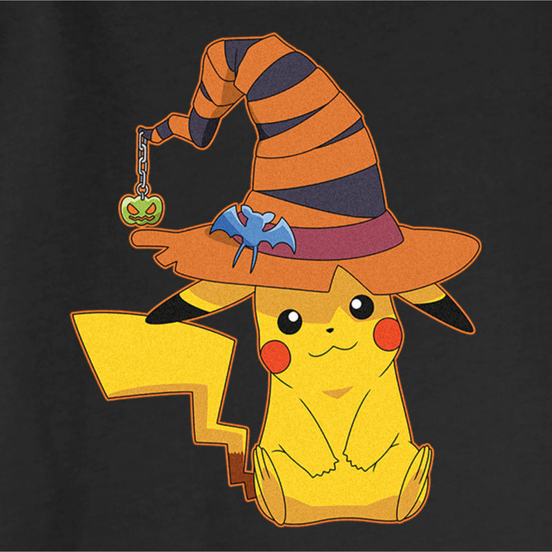 Junior's Pokemon Halloween Pikachu Witch Sweatshirt