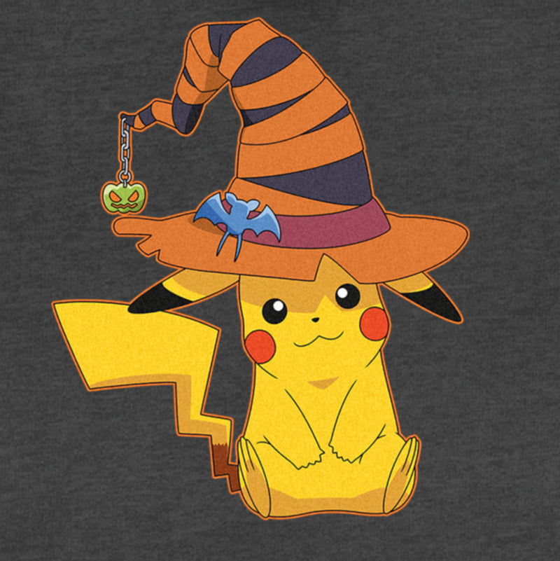 Junior's Pokemon Halloween Pikachu Witch Festival Muscle Tee