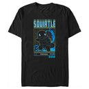 Men's Pokemon Squirtle Retro Grid T-Shirt