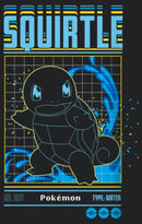 Women's Pokemon Squirtle Retro Grid Racerback Tank Top