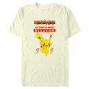 Men's Pokemon Get Ready to Battle Pikachu Retro T-Shirt