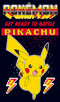 Men's Pokemon Get Ready to Battle Pikachu Retro T-Shirt