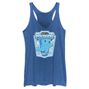 Women's Pokemon Squirtle Metallic Badge Racerback Tank Top