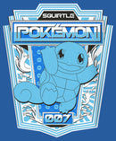 Women's Pokemon Squirtle Metallic Badge Racerback Tank Top