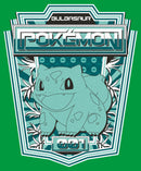 Junior's Pokemon Bulbasaur Metallic Badge T-Shirt