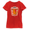 Girl's Pokemon Charmander Metallic Badge T-Shirt