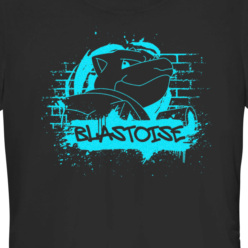 Junior's Pokemon Blastoise Paint Splatter T-Shirt